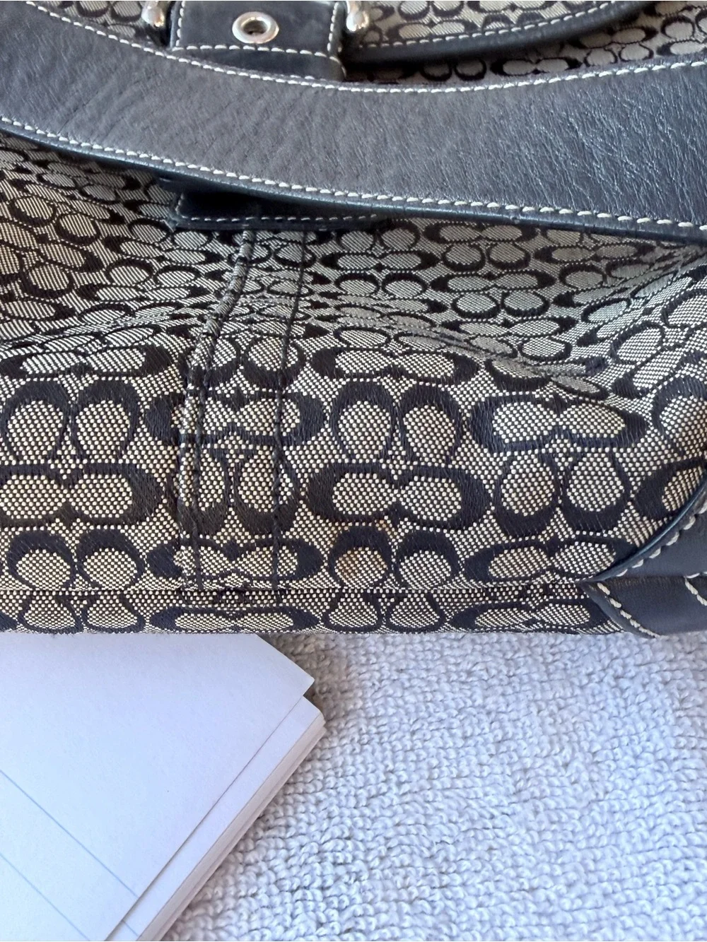 Coach signature canvas
